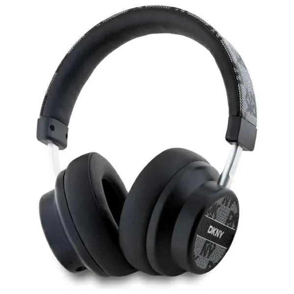 DKNY Checkered Pattern - Wireless Over-Ear Bluetooth Headphones V5.3 (Black)